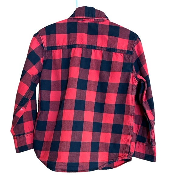 Wrangler 3T Striped and Squares Flannel Button Down Shirt. - Picture 3 of 10